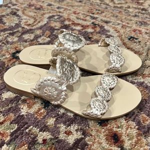 Jack Rogers Lauren Gold sandals